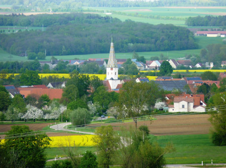 Blick auf den Gemeindeteil Meinheim
